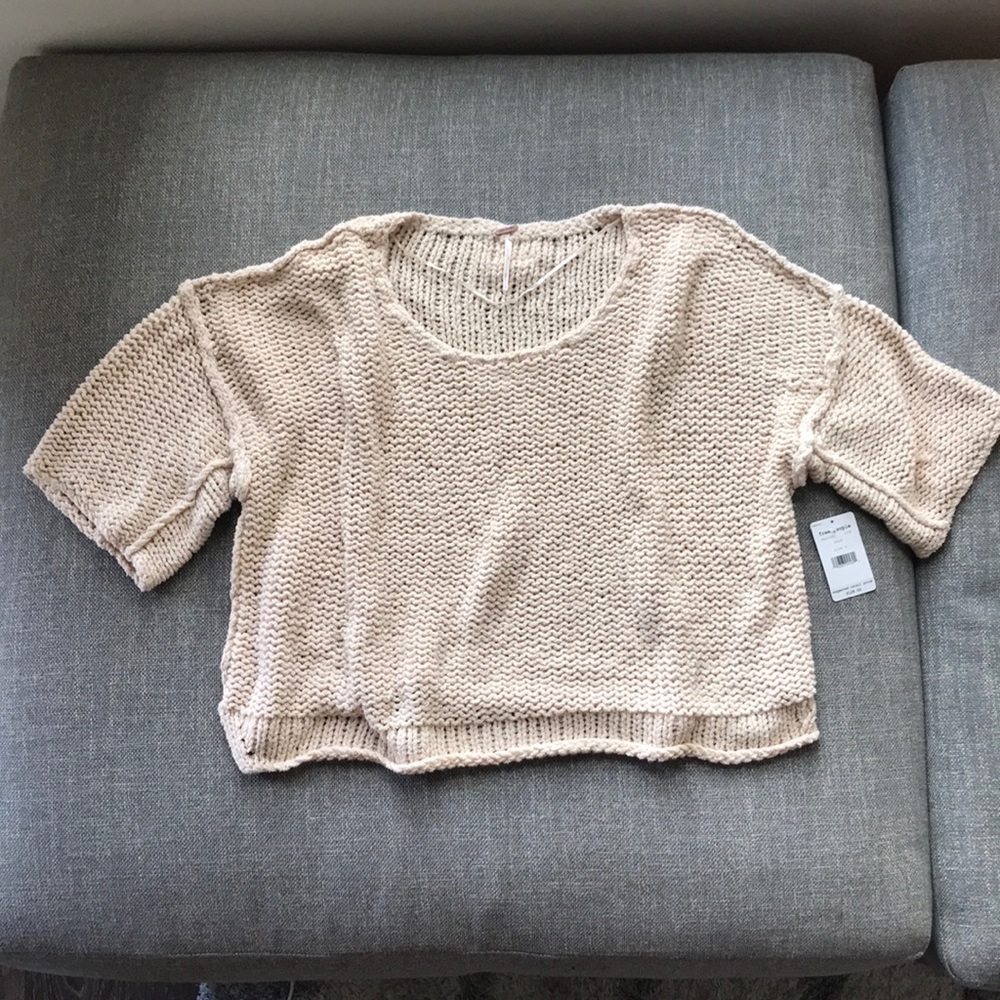 Free People Oversized Knit Sweater Small